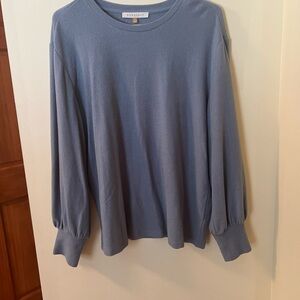 DownEast Blue Crew Neck Sweater